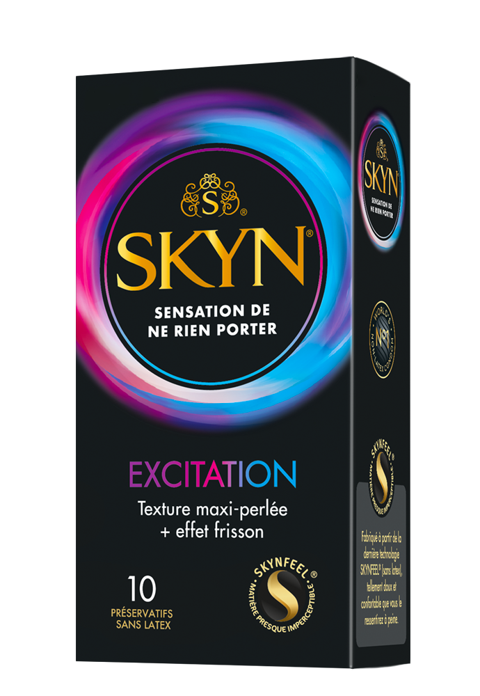 Skyn Excitation Texture Maxi Perlee Et Effet Frisson Skyn Feel Everything Préservatifs Manix 1188